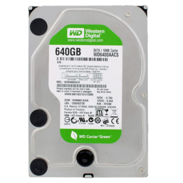 Western Digital Green 640GB WD6400AACS 7200U/min 16MB Sata II 3,5" Zoll