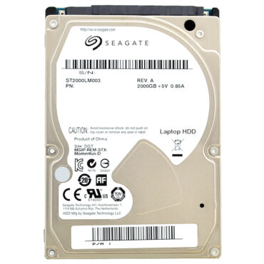 Seagate ST2000LM003 2TB 5400 RPM 32MB CACHE SATA III 6Gbps 2.5" Zoll