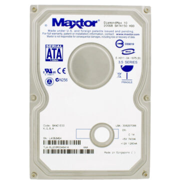 Maxtor 200GB 6L200M0 DiamondMax 10 7200Rpm Sata 8MB BANC1E00 3,5 Zoll