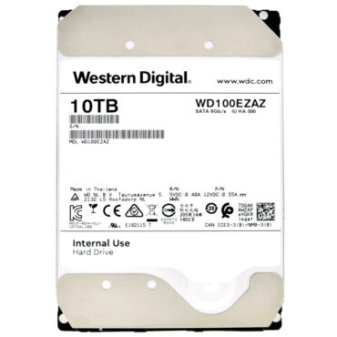 Festplatte Western Digital WD100EZAZ 10TB 5400 RPM SATA III 256MB 3,5"