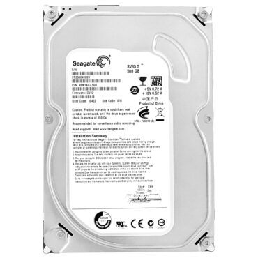 Festplatte Seagate 500Gb ST3500410SV 16Mb Cache 7200Rpm SATA II 3,5" SV35.5