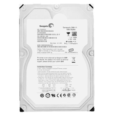 Festplatte Seagate 1TB ST31000340AS 32Mb Cache 7200Rpm Sata II 3,5" Zoll