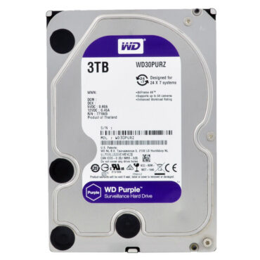 Festplatte Western Digital WD30PURZ 3TB 64MB 5400U/min Sata III 3,5"