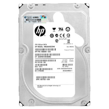 Festplatte HP MB2000GCEHK 2TB 6G 7.2K SATA III 3,5" Zoll 658084-003