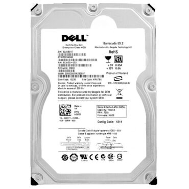 Festplatte Dell 0G377T 1TB SATA II 32MB Cache 7200Rpm 3.5" Zoll ST31000340NS