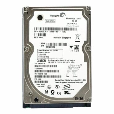 FESTPLATTE SEAGATE ST96023AS 60GB 7200U/min 8MB SATA 2,5''