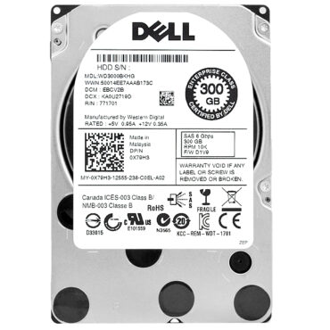 Festplatte Dell 300GB WD3000BKHG 10000Rpm 32Mb Cache Sas II 2.5'' Zoll 0X79H3