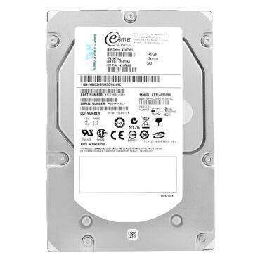 Festplatte IBM ST3146356SS 146GB 15 000Rpm SAS 3.5" Zoll 43W7488 39R7350