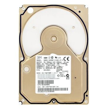IBM DDRS-34560 4.5GB 7200Rpm SCSI 68-PIN 3,5" Zoll 22L0221