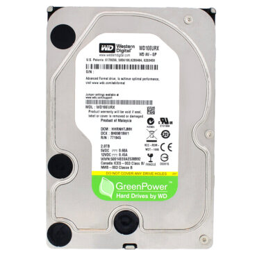 Western Digital Green WD10EURX 1TB SATA III 64MB 5400RPM 3,5 Zoll