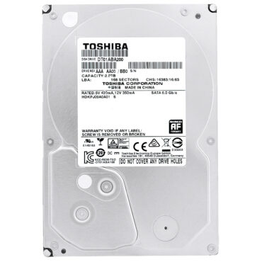 Festplatte Toshiba 2TB DT01ABA200 SATA III 5700U/min 32MB 3,5'' Zoll