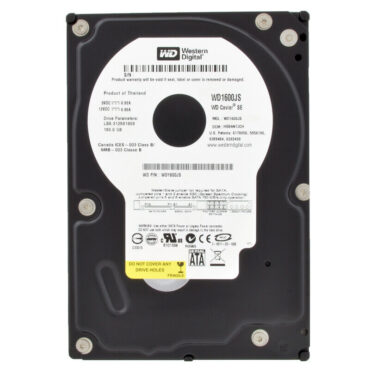 Western Digital 160GB WD1600JS 7200U/min 8MB SATA II 3.5'' Zoll