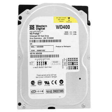 Festplatte WD WD400EB 40GB 2Mb Cache 5400Rpm Ata 3.5'' Zoll