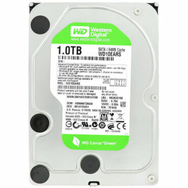 Western Digital  WD10EARS 1TB Sata III 64MB 5400 RPM 3,5 Zoll