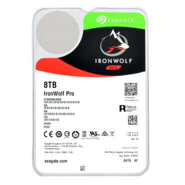 Festplatte Seagate 8 Tb ST8000NE0004 256Mb Cache 7200Rpm Sata III 3.5'' Zoll IronWolf