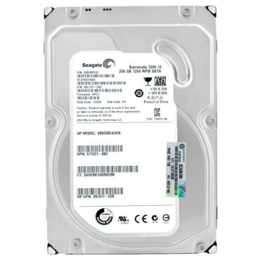 Festplatte HP VB0250EAVER 250GB 7200Rpm Sata III 3.5'' Zoll 571227-002