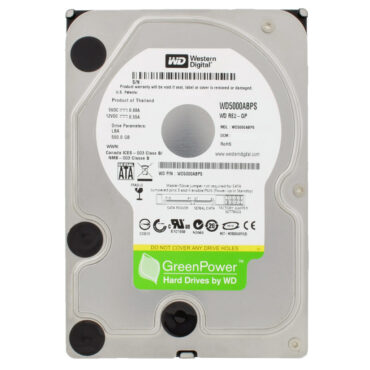 Festplatte Western Digital 500GB WD5000ABPS 16MB Sata II 7200RPM 3,5" Zoll