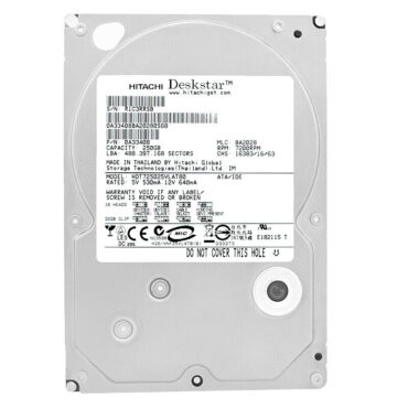Festplatte Hitachi 250Gb HDT725025VLAT80 8Mb Cache 7200Rpm PATA 3,5" Zoll