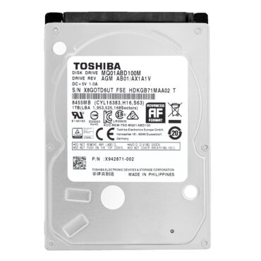 Festplatte Toshiba 1TB MQ01ABD100M 5400RPM 8Mb Cache Sata II 2,5'' Zoll