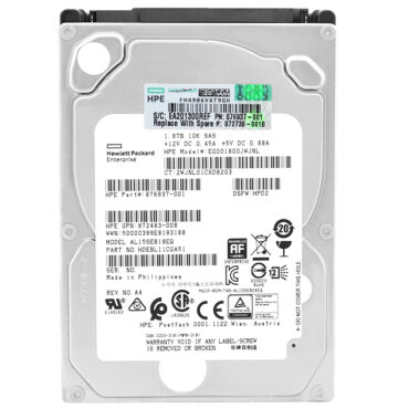 HP EG001800JWJNL 1.8Tb 128Mb Cache 10000Rpm Sas III 2.5'' Zoll 876937-001