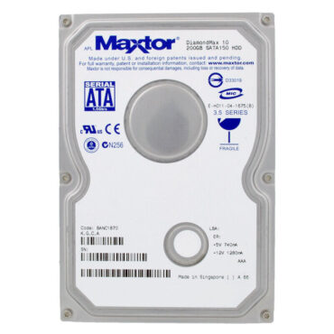 Festplatte Maxtor 200GB DiamondMax 10 7200 RPM Sata 8MB BANC1B70 3,5 Zoll
