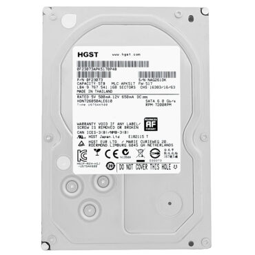 HGST 5Tb HDN726050ALE610 128Mb Cache Sata III 7200RPM 3,5" Zoll