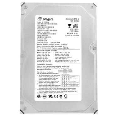 Festplatte Seagate ST3120023A 120GB 7200Rpm 2Mb Cache ATA-100 3,5'' Zoll