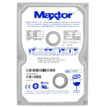 Festplatte Maxtor D540X-4D 40GB 5400RPM Ata 3.5" Zoll 4D040H2