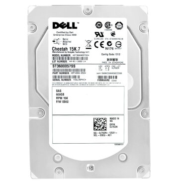 Festplatte Dell 0J762N 600GB 15000 Rpm SAS II 3,5" ST3600057SS