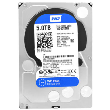 Western Digital Blue 5TB WD50EZRZ 64MB 5400 RPM SATA III 3,5 Zoll