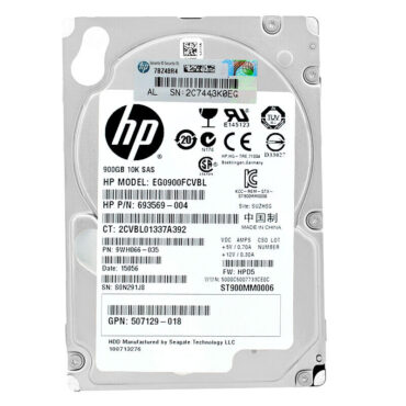 HP EG0900FCVBL 900GB Sas II 10 000 Rpm 2,5'' Zoll 693569-004 ST900MM0006