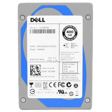Dell LB406M 400GB SAS 6Gb/s 2.5“ SSD DP/N 8C38W