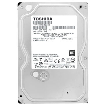 Festplatte Toshiba 1TB DT01ACA100 SATA III 7200 RPM 32Mb Cache 3,5'' Zoll