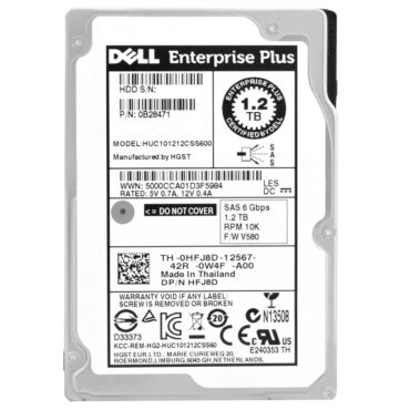 Festplatte Dell 1.2TB HUC101212CSS600 10000Rpm 64Mb Cache Sas II 2.5'' Zoll 0HFJ8D