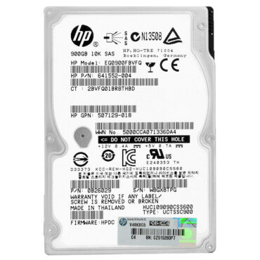 Festplatte HP EG0900FBVFQ 900GB SAS II 10 000 RPM 2.5'' Zoll 641552-004