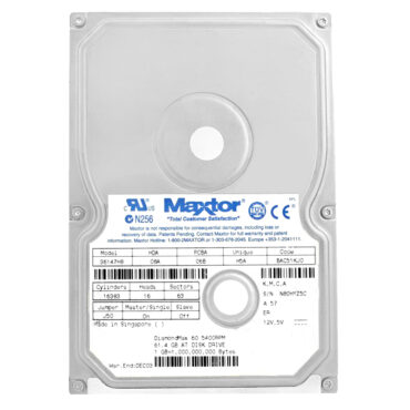 Maxtor 96147H8 DiamondMax 60GB 5400RPM Ata 3.5" Zoll