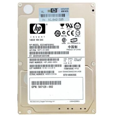 Festplatte HP EG0146FAWHU 146GB 10 000Rpm Sas II 2.5" Zoll 507119-003