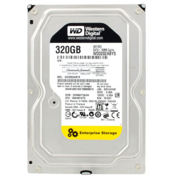 Festplatte Western Digital RE3 320GB WD3202ABYS 7200U/min 16MB Sata II 3,5" Zoll