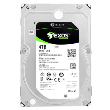 Festplatte Seagate 4Tb ST4000NM0115 7200Rpm 128Mb SATA III  3,5'' EXOS 7E8