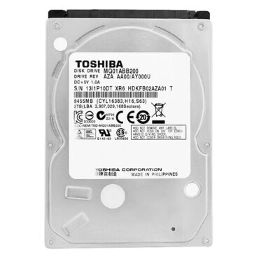 Festplatte Toshiba 2Tb MQ01ABB200 8Mb Cache 5400 RPM Sata II 2,5" Zoll