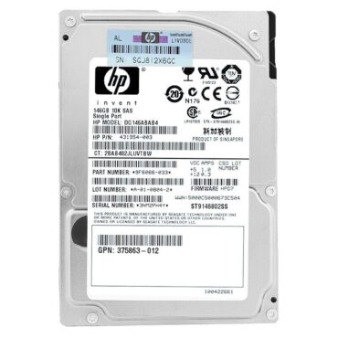 Festplatte HP DG146ABAB4 146Gb 10 000Rpm Sas II 2.5'' Zoll 431954-003