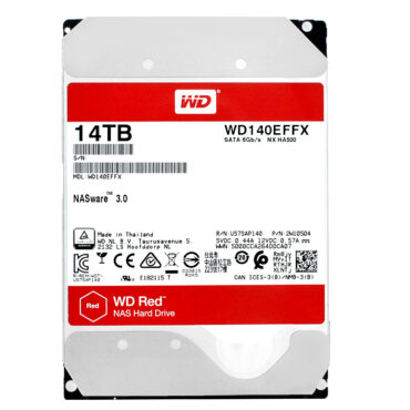 WD140EFFX 14TB HDD NAS Hard Disk Drive 5400RPM 512MB Cache SATA III 3.5"