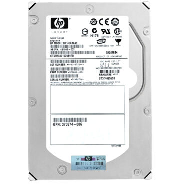 Festplatte HP 1460Gb DF146ABAA9 15 000Rpm SAS 3,5" 431943-003