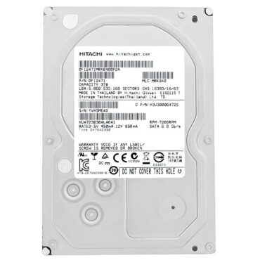 Festplatte Hitachi 3TB HUA723030ALA641 64Mb Cache 7200Rpm Sata III 3,5" Zoll