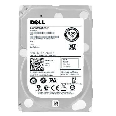 Festplatte Dell ST9500620NS 500Gb 64Mb Cache 7200Rpm Sata II 2.5" 000X3Y