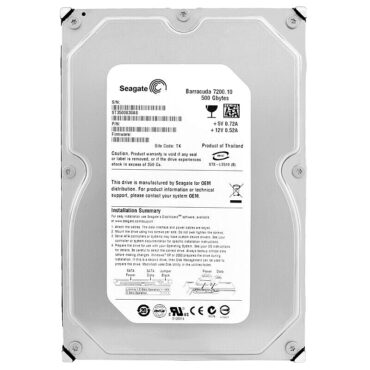 Festplatte Seagate ST3500830AS 500GB 7200 RPM 8MB SATA II 3,5''