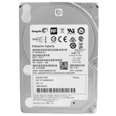 Seagate  ST1000NX0333 1TB 128MB  2.5" 12Gbps SAS 7,200RPM