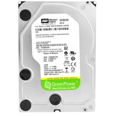 Festplatte Western Digital 3 TB WD30EURX 64Mb Cache 5400Rpm Sata III 3,5" Zoll