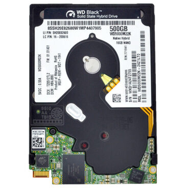 WD 500GB WD5000M22K 7200 Rpm 16MB Sata Express UltraSlim 5mm SSHD 2,5"