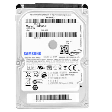 Festplatte Samsung HM500JI 500GB 5400Rpm 8 MB SATA II 2,5'' Zoll